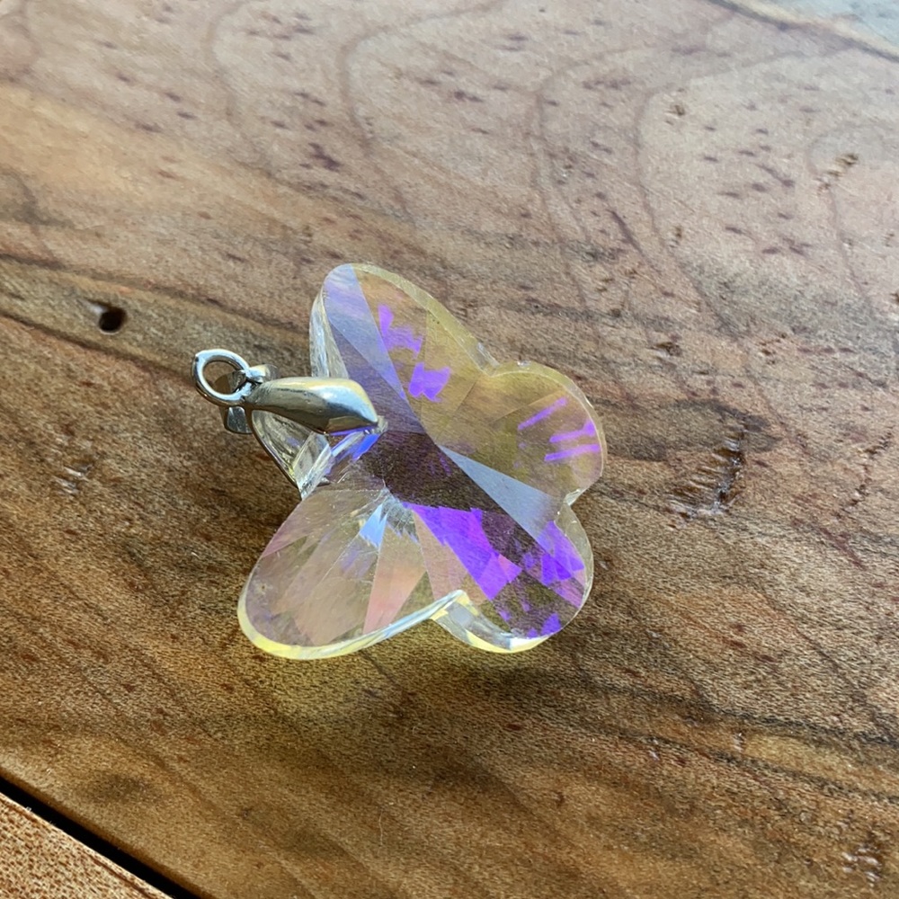 Butterfly Crystal Pendant 🦋